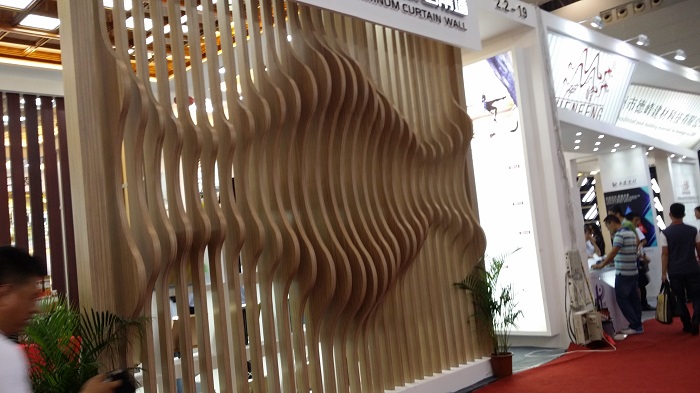 屏风 弧形铝方通案例 屏风 弧形铝方通案例