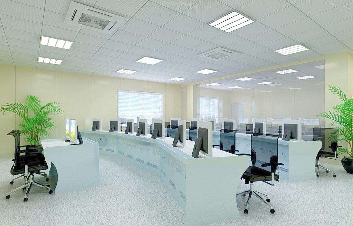 办公室装修效果图,善禾建材明架铝扣板 办公室装修效果图,善禾建材明架铝扣板