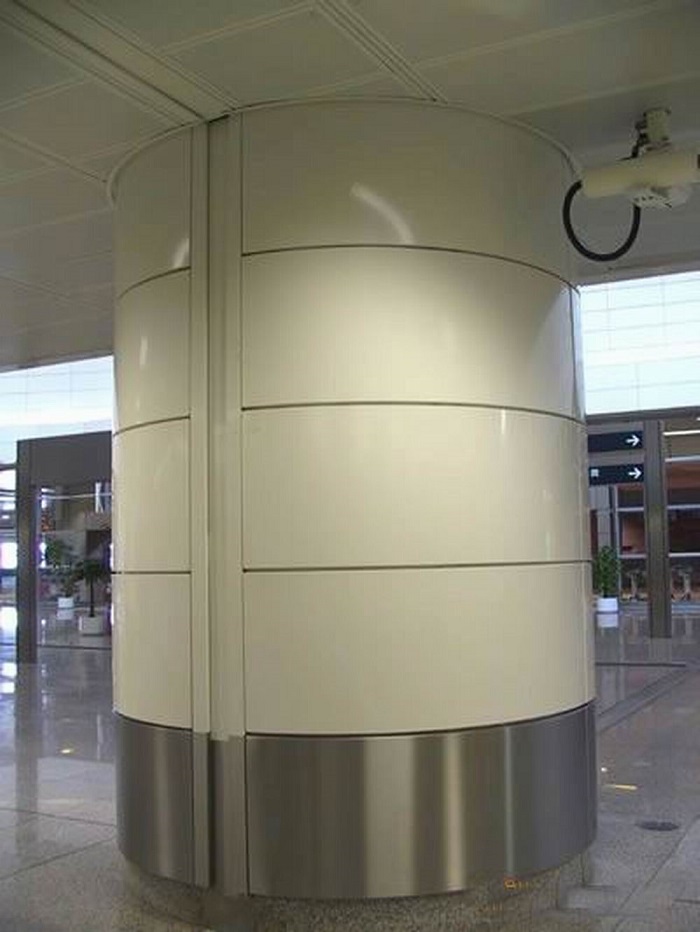 地铁装修 善禾包柱铝蜂窝板 地铁装修 善禾包柱铝蜂窝板