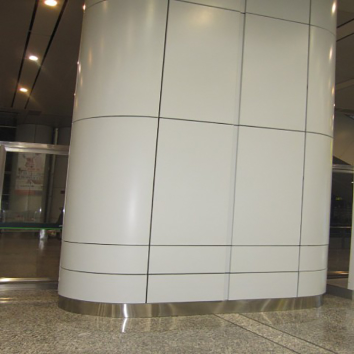 地铁装修 包柱铝蜂窝板 善禾建材 地铁装修 包柱铝蜂窝板 善禾建材