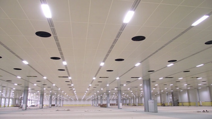 室内吊顶效果图 冲孔铝蜂窝板 室内吊顶效果图 冲孔铝蜂窝板