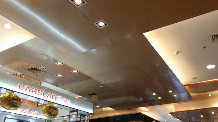 善禾商场木纹铝单板案例 善禾商场木纹铝单板案例