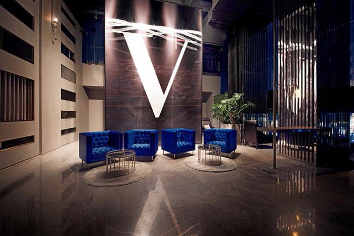 西湖边的V+ Lounge,善禾建材