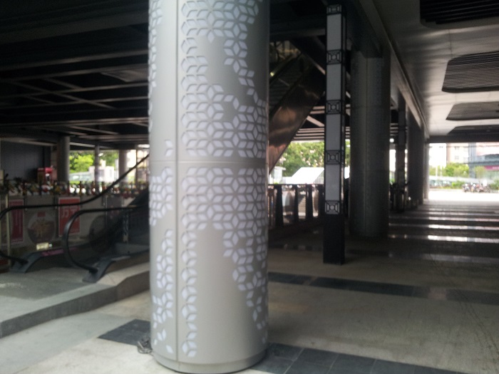 包柱铝单板，善禾建材